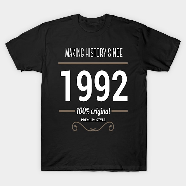 Father (2) Making history since 1992 T-Shirt by NguyenNgoc